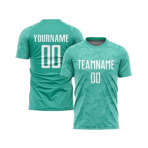 Custom Sublimation Soccer Jersey White Navy Crew Neck Short Sleeve Moisture Wicking Adult Team <b>Name</b> Printed Unisex - Product Image 4