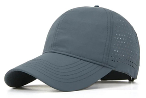 Gorra de Béisbol Azul Claro, Transpirable, Perforada, de 6 Paneles, con Logotipo Bordado, Ajustable, Deportiva, para Golf, para Adultos - Product Image 6