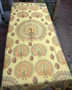 mantel antiguo bordado a mano, decoración de mesa india rural con bordado a mano - Product Image 3