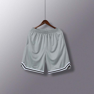 Shorts de sport d'été pour hommes de haute qualité, respirants, à motif uni imprimé numériquement, en toile, pour usage décontracté - Product Image 3