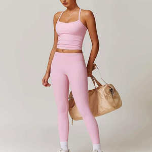 Conjunto de Yoga Moderno para Mujer, Sujetador Deportivo Cómodo y Leggings para Entrenamiento, Ropa Deportiva para el Día a Día, Conjunto Completo de Yoga para Mujer - Product Image 4