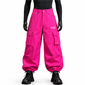 Pantalon de neige imperméable de qualité supérieure, coupe ample unisexe, pantalon cargo de ski, pantalon isolé coupe-vent, vêtements de snowboard, équipement d'hiver pour l'extérieur - Product Image 1