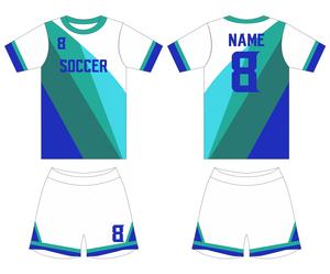 Uniforme de football de sublimation en polyester 100% de haute qualité pour hommes à séchage rapide - Product Image 1