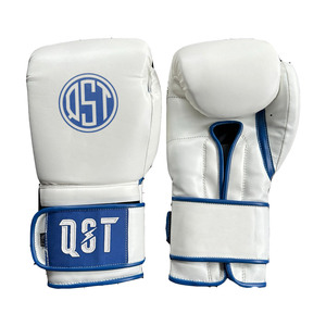 Gants de boxe en cuir synthétique PU 12oz 16oz respirants avec fermeture auto-agrippante réglable rembourrés pour l'entraînement et l'exercice, logo personnalisé OEM - Product Image 1