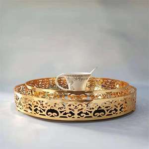 Bandeja de Metal de Alta Calidad, Fundida y Cortada con Láser, para Decoración de Cocina y Hogar - Product Image 3