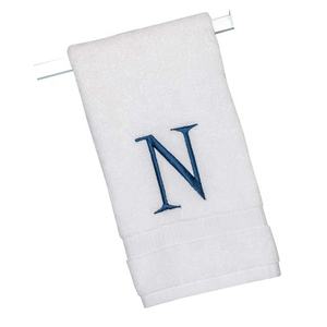 100% algodón orgánico GOTS alto absorbente de agua ambiente protector Floral impreso toallas de cocina elegante azul bordado Golf - Product Image 5