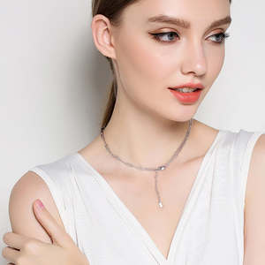 Collar de Hombre de Plata de Ley 925, Hecho a Mano en Italia, Chapado en Rodio, Estilo Hip Hop, Cadena Martillada - Product Image 2