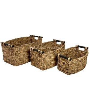 Cesta de almacenamiento de jacinto de agua de 5 piezas, cesto de lavandería, área de ahorro, envío de ahorro, venta al por mayor gratuita - Product Image 2