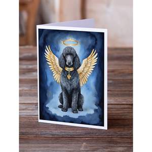 My Angel การ์ดเปล่าขนาด5x7พุดเดิ้ลสีดำแพ็คการ์ดอวยพร8ซอง A7แปลกๆพร้อมการ์ดอวยพร - Product Image 2