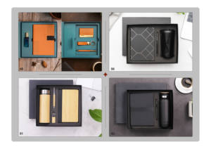 Liviya Custom Embossed PU Leather Business Notebook Pen Bottle Umbrella <b>Gift</b> <b>Box</b> for Mother's Day Graduation Thanksgiving - Product Image 4