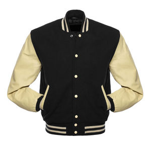 Chaqueta Deportiva Varsity de Béisbol con Diseño de Logotipo Personalizado, Chaqueta de Trabajo Estilo Letterman para Hombre - Product Image 2
