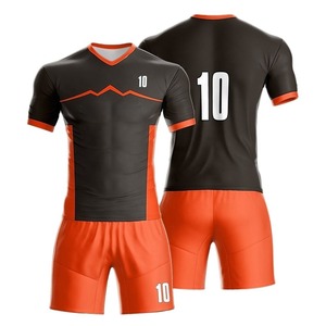Uniformes de Fútbol Personalizados al Por Mayor, Camisetas Deportivas Unisex de Spandex/Poliéster, Manga Corta, Secado Rápido, con Nombre de Equipo - Product Image 3