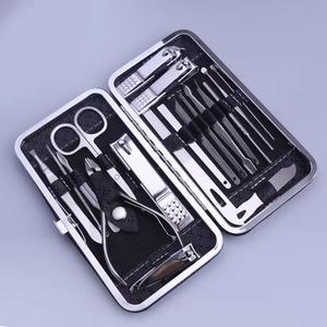 Stainless Steel 19 in 1 <b>Nail</b> <b>Kit</b> with Clipper Scissor File Portable Case for Manicure Adult Use Classic Style - Product Image 4