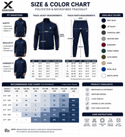 Survêtements en microfibre de polyester personnalisés pour hommes X Sports City, solides, légers, de qualité supérieure, OEM/ODM, look élégant, fabriqués au Pakistan