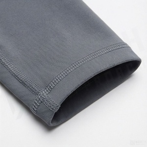 Leggings de Cintura Alta sin Costuras para Mujer, Largos, de Color Sólido, Elásticos, Transpirables, Tejidos, para Yoga, Aptos para Todas las Temporadas - Product Image 6