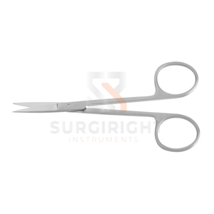 Tijeras Quirúrgicas Rectas Reynolds Iris de Acero Inoxidable de Alta Calidad, 9 cm, Diseño Personalizado, Clase II, de Un Solo Uso - Product Image 1