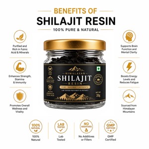 Résine de Shilajit de l'Himalaya 100% pure OEM/ODM 20g, Shilajit original riche en acide fulvique pour renforcer la force, la puissance et l'endurance. - Product Image 4