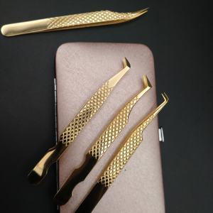 Pince à épiler pour sourcils de haute qualité, modèle personnalisé de marque 245, pour le maquillage - Product Image 1