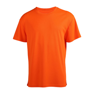 T-shirt Homme Uni Bordeaux à Manches Courtes Col Rond Coupe Classique Séchage Rapide Respirant Écologique 200 Grammes Impression Longue Personnalisable - Product Image 6