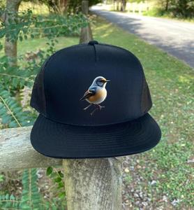 Injae Vina Casquette de camionneur 5 panneaux à bord plat personnalisée Patch brodé Logo Mesh Back Snapback Cap pour vêtements d'extérieur de style occidental OEM - Product Image 2