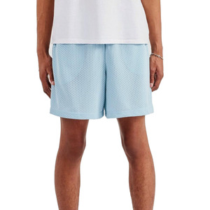 Shorts de basket-ball en maille bleu ciel, respirants, shorts de sport pour la salle de sport, séchage rapide, shorts d'entraînement unisexes, vêtements de sport - Product Image 3