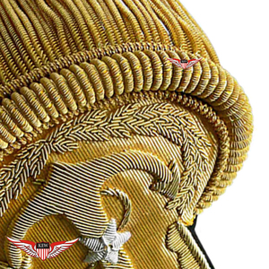 Epaulette Bordado con Hilos de Oro y Diseño de Ancla, Adorno de Flecos de Lujo para Uniformes - Product Image 2