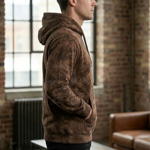 Sweat-shirts pour hommes de qualité supérieure, effet délavé, tissu doux, style streetwear élégant, parfaits pour les tenues décontractées et la mode de tous les jours. - Product Image 6