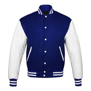 Veste d'hiver élégante pour homme, style Letterman, design classique, col montant, doublure douce à l'avant, coupe confortable, parfaite pour un usage décontracté - Product Image 1