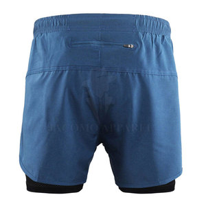 Factory Made Comfortable Regular Fit <b>Men</b> Awrah <b>Shorts</b> With Elastic Waist Long Design <b>For</b> Walking Training And Casual Wear - Product Image 2