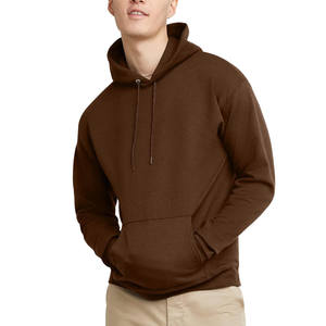 Sudadera con capucha básica para hombre, de algodón liso, manga larga, informal, cómoda, con capucha ajustable y en oferta online. - Product Image 1