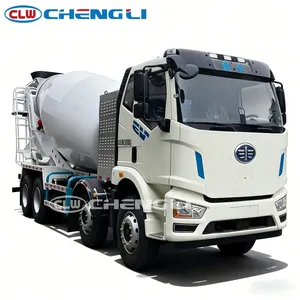 Camion malaxeur à béton FAW 8x4 31 tonnes 7,09 m³ – Véhicule malaxeur à ciment robuste – Prix usine pour projets de construction - Product Image 6