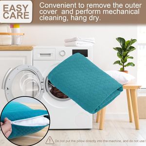 Small Shredded <b>Memory</b> Foam Camping <b>Pillow</b> Breathable and Soft Travel <b>Pillow</b> for Backpacking Hiking Airplane Travel - Product Image 2