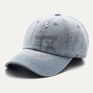 Gorra de Béisbol Vintage de Alta Calidad, 6 Paneles, Felpa, Jersey, Bordada, Lavada, Desgastada, de Algodón, con Letras, Unisex - Product Image 4