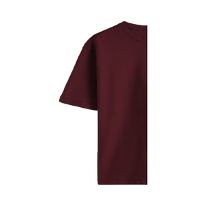 Women's Plus Size Casual Crew Neck Short Sleeve <b>Long</b> <b>T</b>-<b>Shirt</b> 100% Organic Cotton Canvas Breathable Eco-Friendly Embossed 220g - Product Image 6