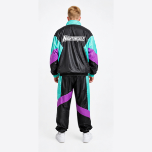 Conjunto Deportivo para Hombre, Chaqueta Deportiva Ligera con Cierre de Cremallera y Bloques de Color, Pantalones Deportivos, Cortavientos de Primavera - Product Image 4