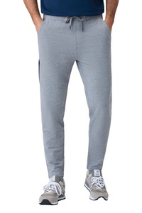 กางเกงขายาวผู้ชายผ้าฝ้ายแท้ 100% คุณภาพสูง ทรงหลวม ขากว้าง สไตล์สปอร์ต ลำลอง - Product Image 2