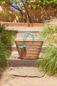 Nuevo estilo, nuevo bolso de actualización, hecho a mano bolso, bolso de paja con borla, bolso de paja perfecto para mujer, productos de moda, bolso de mano informal - Product Image 6