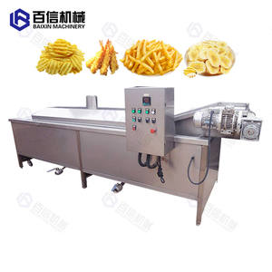 Machine automatique de fabrication de frites de pommes de terre frites Machine à frire en continu - Product Image 5