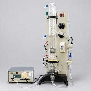 Destilador de Agua de Vidrio para Laboratorio con Tubo de Calentamiento de Cuarzo para Destilación Doble - Product Image 1