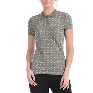 Polo pour femme de haute qualité à manches courtes et coupe ajustée, logo personnalisé, 100% coton, sublimation, prix d'usine, séchage rapide - Product Image 1