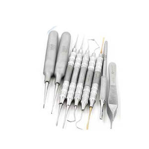 Ensemble d'instruments chirurgicaux dentaires de haute qualité, élévateurs radiculaires revêtus de titane et pinces en acier inoxydable - Product Image 5