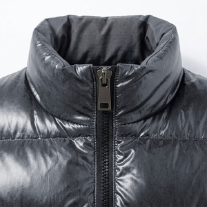 Chaleco Acolchado Casual Personalizado para Hombre, Tejido de Lana de Alta Densidad, Corte Holgado, Ecológico, Impermeable, Cortavientos, Ropa de Invierno - Product Image 6