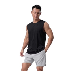 New Fashion Solid Sleeveless Sports Tank Top Custom <b>Men's</b> Basketball Running Training Fitness Gym Vests <b>Shirt</b> - Product Image 1
