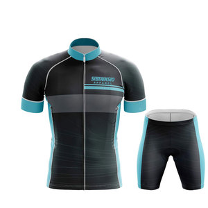 Ensemble maillot et short de cyclisme sur mesure pour hommes, fabrication en gros, design personnalisé, uniforme de cyclisme pour hommes - Product Image 1