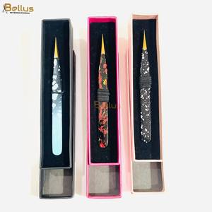 Pinzas para Extensión de Pestañas Tipo Recto con Empaque, Herramienta de Acero Inoxidable para Pestañas, Se Acepta OEM - Product Image 1
