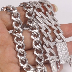 Cadena Cubana de Diamantes de Fábrica Directa para Joyería de Boda o Vestidos de Novia y Eventos Especiales Disponible a Buen Precio - Product Image 4