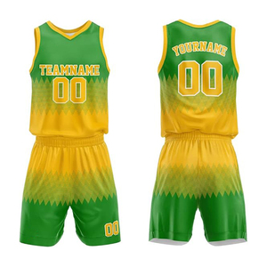 Échantillon de maillot de basket-ball unisexe une pièce personnalisé en maille respirante avec short – Quantité minimale de commande - Product Image 4