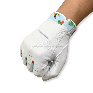 Guante de Golf Blanco de PU para Mano Derecha, con Patrón en Relieve, Antideslizante, Transpirable, con Cierre de Velcro para Ciclismo y Deportes - Product Image 6