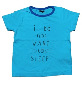 เสื้อยืดเด็กสไตล์ลำลองสำหรับฤดูร้อน เด็กผู้ชาย เด็กผู้หญิง ทรงโอเวอร์ไซส์ ไหล่ตก รับสกรีนโลโก้ สีพื้น ผ้าฝ้าย 100% - Product Image 3