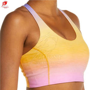 Soutien-gorge de sport en tissu extensible durable pour entraînement intensif, contrôle du ventre, vêtements de fitness de maintien - Product Image 3